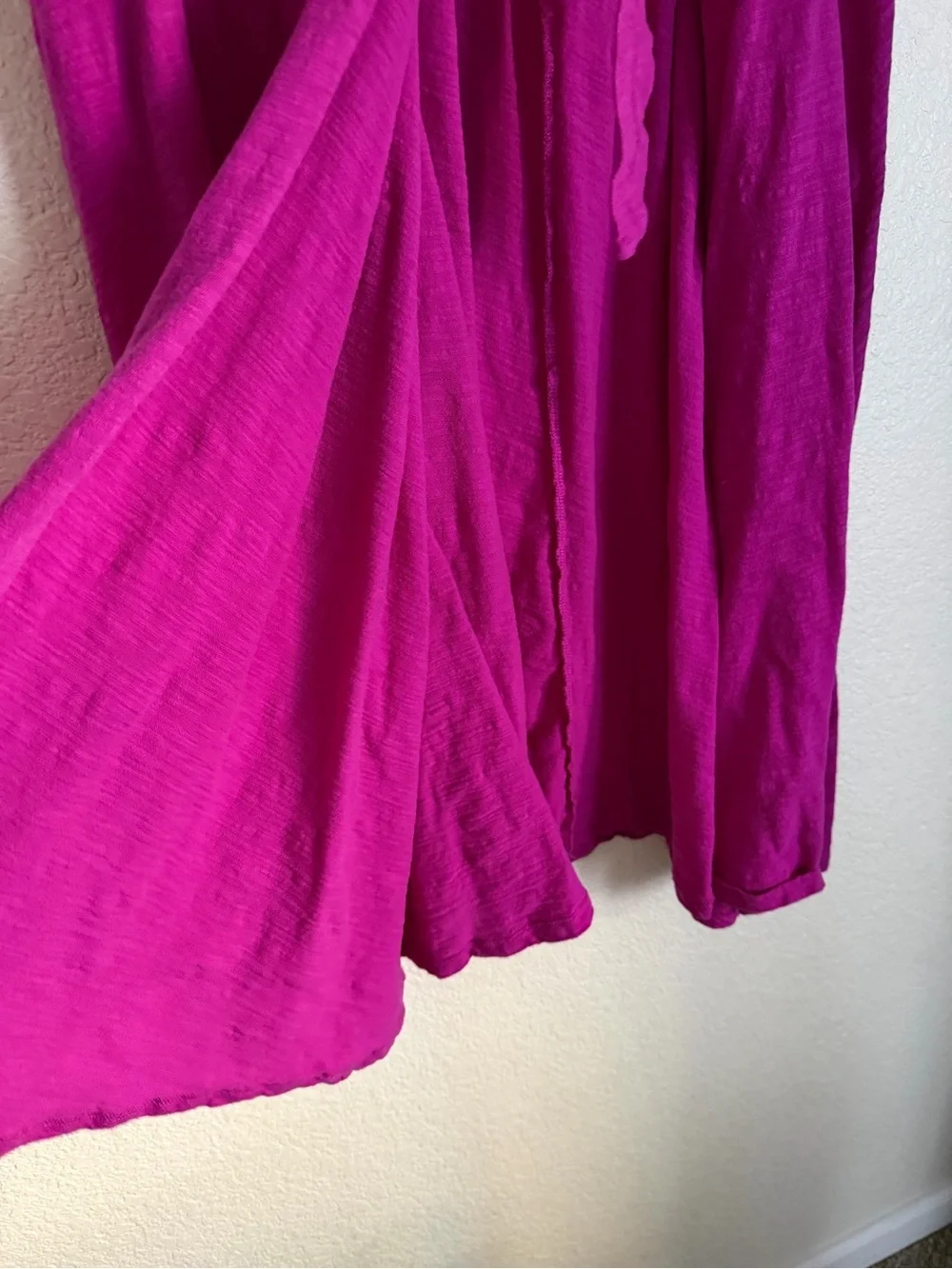 Torrid Maxi Slub Front Slit Swim Cover-Up Skirt 1X Pink